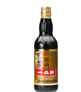 東古 東古一品鮮醬油500ml/瓶 釀造醬油 醬油生抽