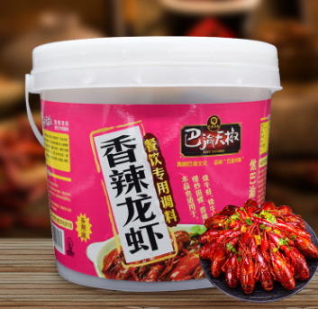 巴渝天椒麻辣小龍蝦調(diào)料田螺炒螺絲龍蝦香爆醬3.6kg商用桶裝包郵