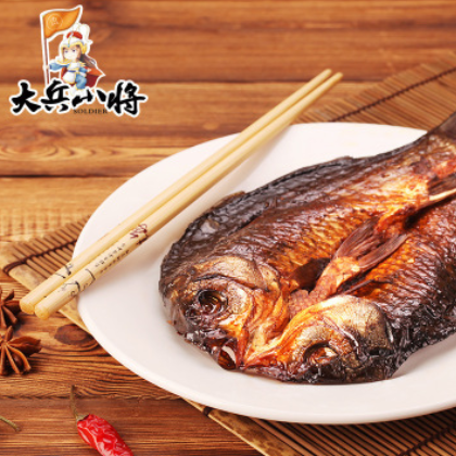 湖南特產(chǎn)醬板魚108g大兵小將零食微商爆款休閑食品一件代發(fā)可貼牌