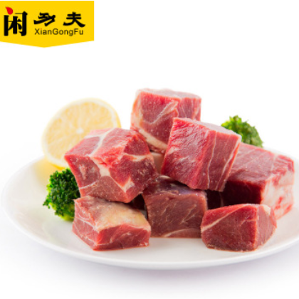 精選進口牛腩塊 冷鮮澳洲谷飼喂養 安格斯牛肉 500g/袋