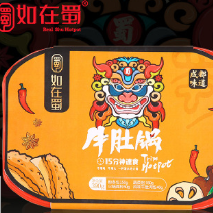 如在蜀方便小火鍋牛肚鍋390g 成都味道