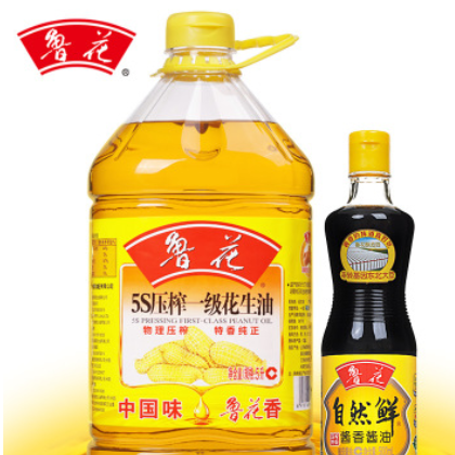 魯花5S壓榨一級花生油特香物理壓榨加贈加量裝團(tuán)購禮品油5升