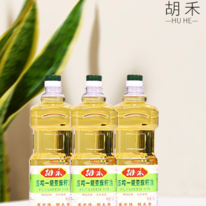 廠家直銷批發植物油 食用亞麻籽清香型胡麻油 一級1.8L亞麻籽油