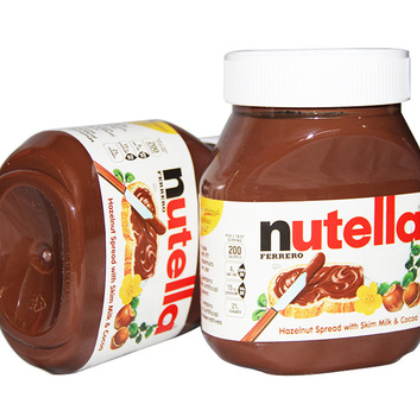 進(jìn)口食品費列羅nutella 能多益榛果巧克力醬350g 楱果可可調(diào)味醬