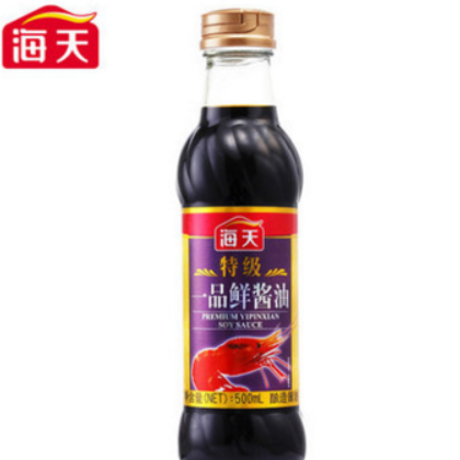 壽司醬油海天特級一品鮮醬油 500ml 12瓶 特級調料燒烤醬油