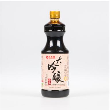 臺灣進口調味品 萬家香大吟釀1000ml 純素釀造醬油 烹飪料理炒菜