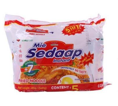 印度尼西亞進口方便面 Sedaap/喜達牌原味撈面88g*40包/箱