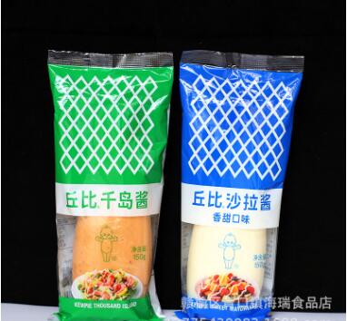 丘比沙拉醬香甜味150g千島醬擠壓瓶水果蔬菜色拉醬汁壽司漢堡醬