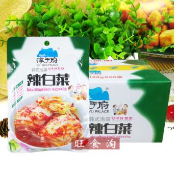 淳于府辣白菜100g*60袋整箱批發韓式泡菜下飯菜火鍋食材拌飯醬菜