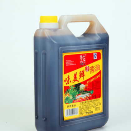 醬油米醋調(diào)味品批發(fā)1.4升美味鮮醬油桶裝醬油批發(fā)