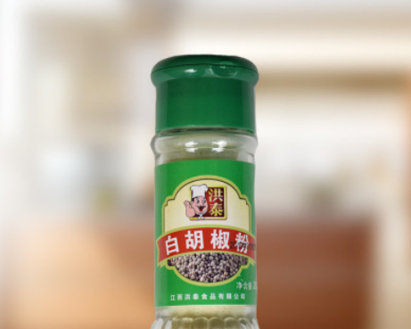 洪泰白胡椒粉30g玻璃瓶裝 廚房餐廳調(diào)味料 佐料廠家直銷 批發(fā)定制