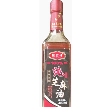 四川聚有緣 純芝麻油 300ml 小磨香油