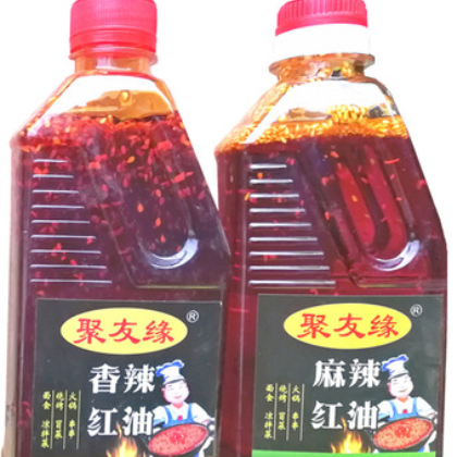 四川聚有緣 紅油辣椒油 400ml * 12瓶/箱【麻辣味】【香辣味】