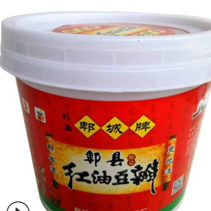 豆瓣醬郫縣四川紅油豆瓣醬炒菜特產(chǎn)自制手工農(nóng)家6斤桶裝